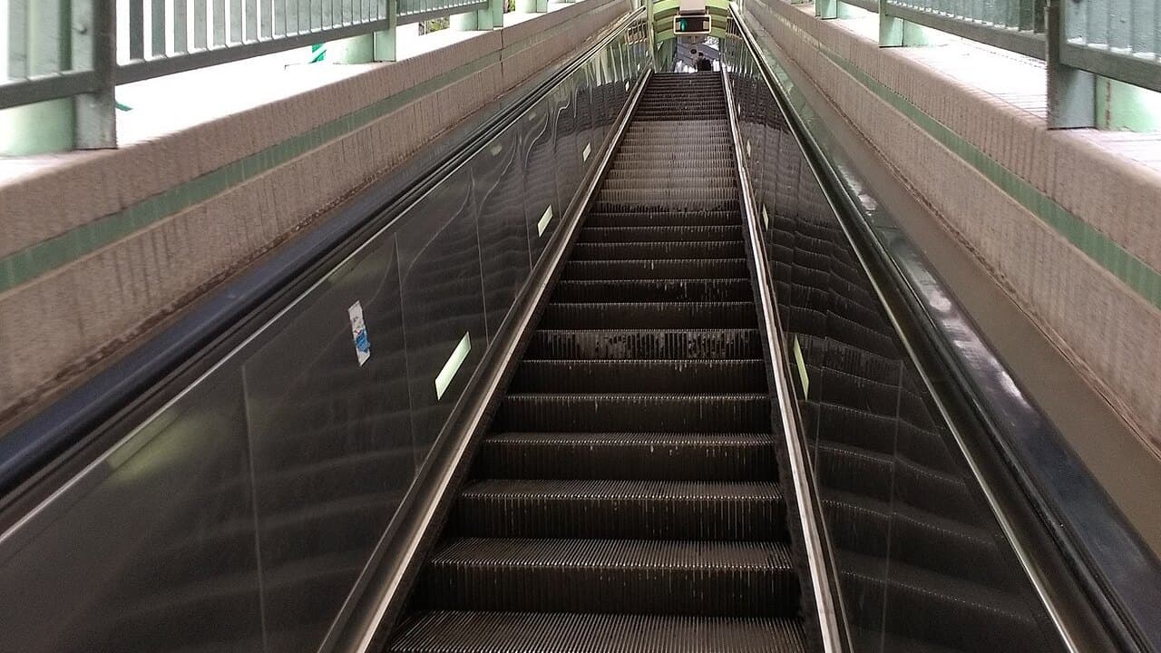 中環至半山自動扶梯 实景